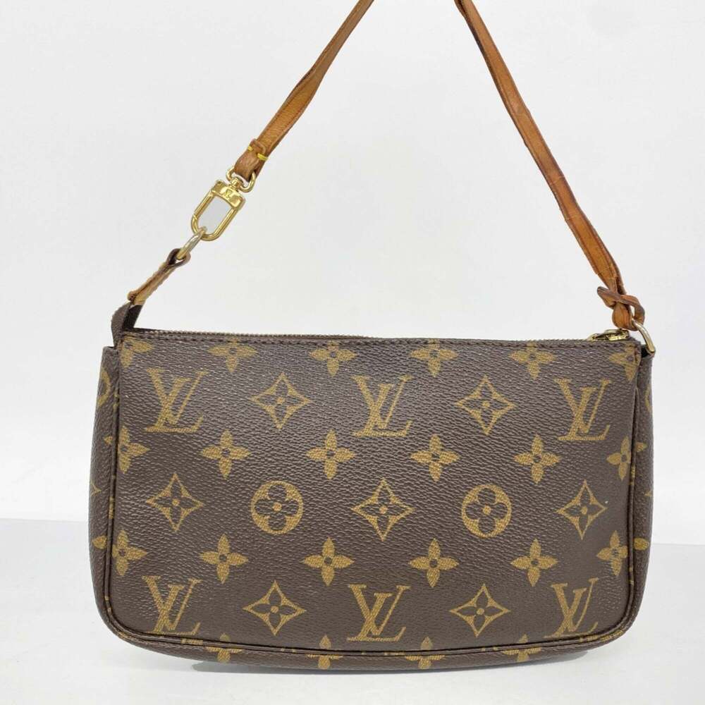 LOUIS VUITTON Brown Monogram Pochette Pouch - Picture 11 of 11